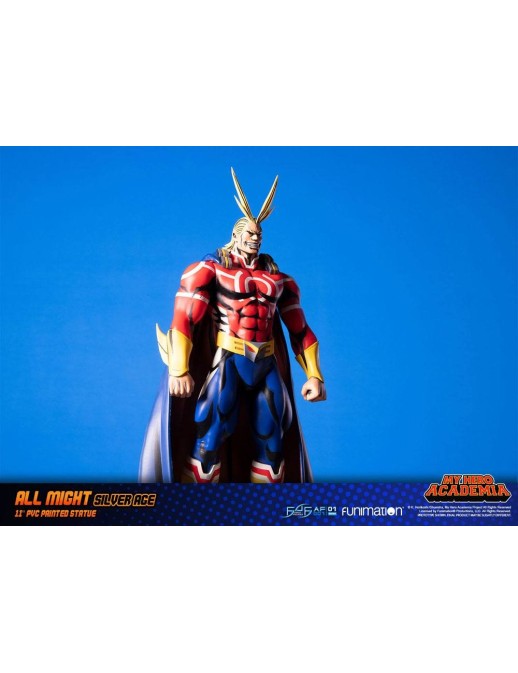 First 4 Figures My Hero Academia All Might Silver Age