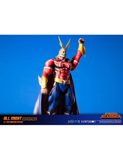 First 4 Figures My Hero Academia All Might Silver Age