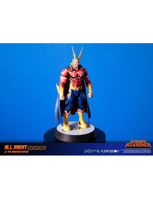 First 4 Figures My Hero Academia All Might Silver Age