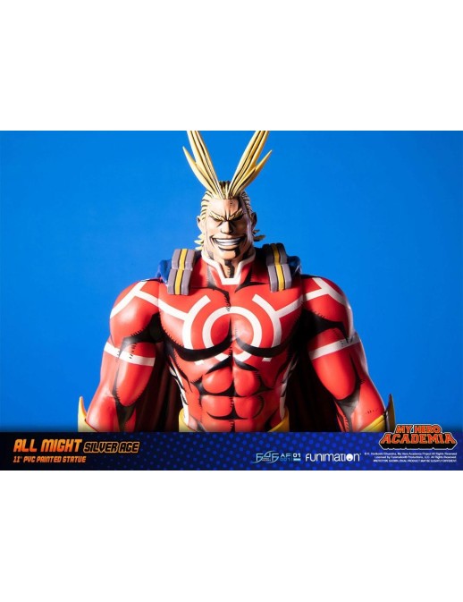 First 4 Figures My Hero Academia All Might Silver Age