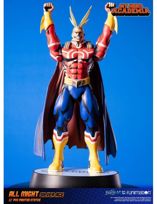 First 4 Figures My Hero Academia All Might Silver Age