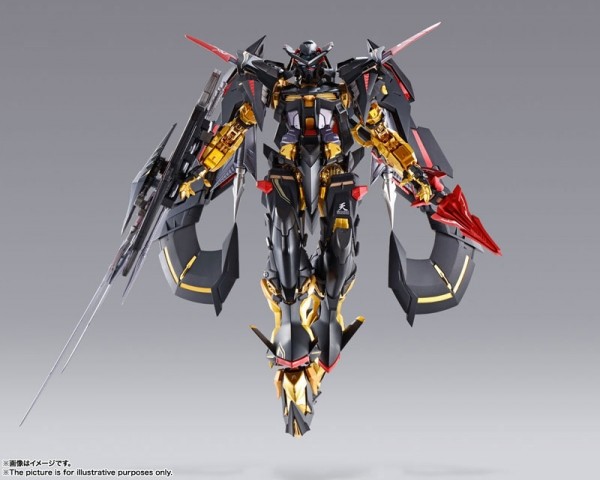BANDAI METAL BUILD MBF-P01-RE2AMATU GUNDAM ASTRAY GOLD FRAME AMATSU MINA PRINCESS OF THE SKY VERSION