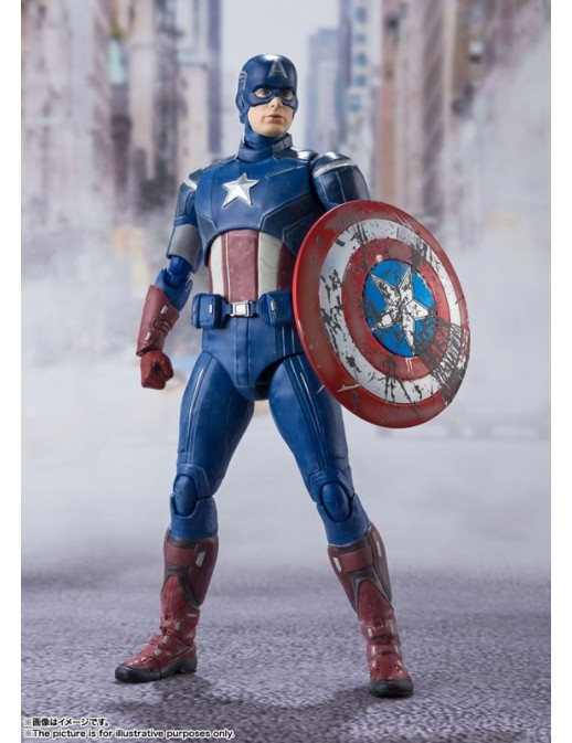 Bandai S.H. Figuarts Avengers Captain America Avengers Assemble Edition