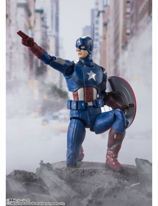 Bandai S.H. Figuarts Avengers Captain America Avengers Assemble Edition