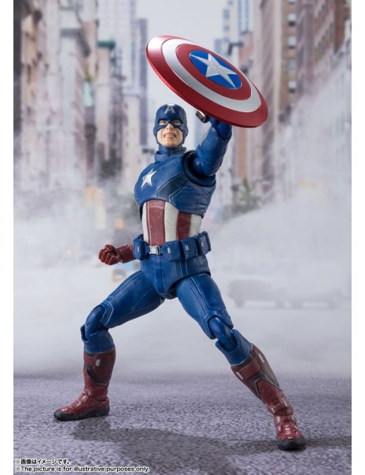 Bandai S.H. Figuarts Avengers Captain America Avengers Assemble Edition