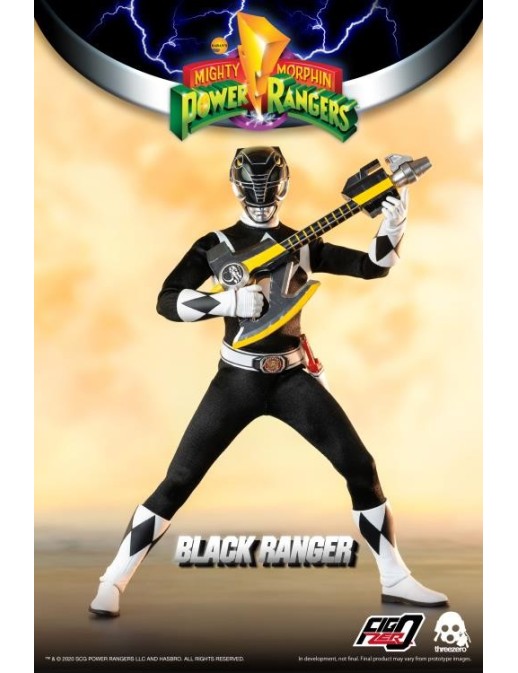 Threezero FigZero Mighty Morphin Power Rangers Black Ranger