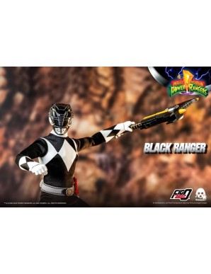 Threezero Mighty Morphin Power Rangers Black Ranger 1/6 Scale