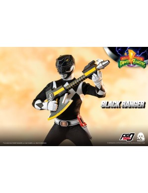 Threezero Mighty Morphin Power Rangers Black Ranger 1/6 Scale