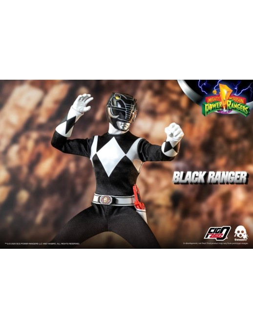 Threezero FigZero Mighty Morphin Power Rangers Black Ranger