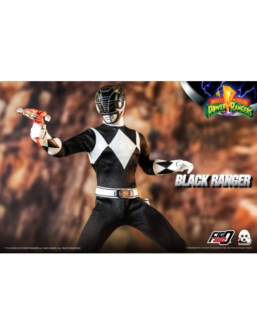 Threezero FigZero Mighty Morphin Power Rangers Black Ranger