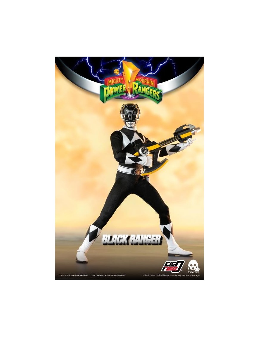 Threezero Mighty Morphin Power Rangers Black Ranger 1/6 Scale Threezero Mighty Morphin Power Rangers Black Ranger 1/6 Scale