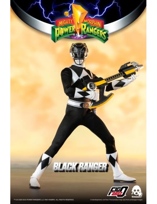 Threezero FigZero Mighty Morphin Power Rangers Black Ranger