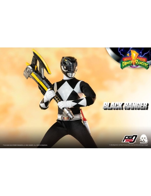 Threezero FigZero Mighty Morphin Power Rangers Black Ranger