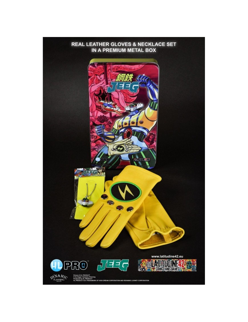 HL Pro Kotetsu Jeeg Robot Metal Box Set Gloves & Necklace L Talgia HL Pro Kotetsu Jeeg Robot Metal Box Set Gloves & Necklace L Talgia