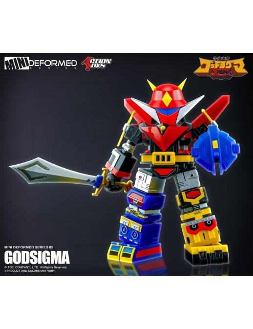 Action Toys Super Robot Mini Deformed Series MD-05 God Sigma