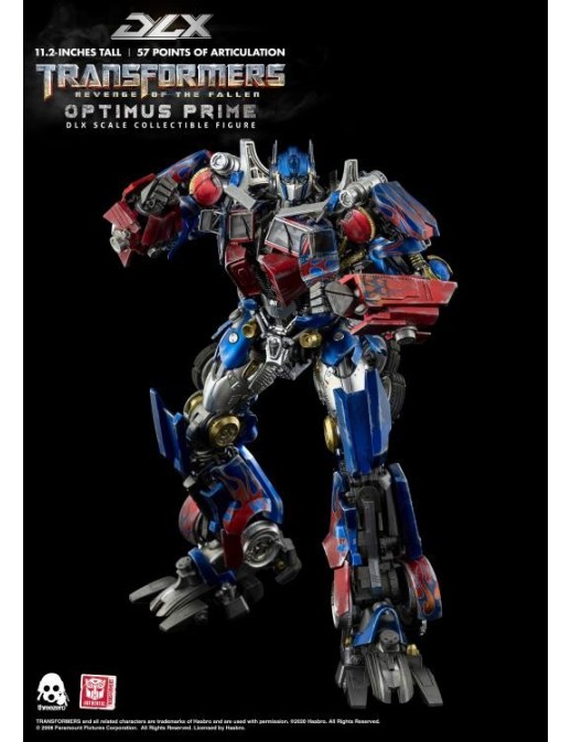 Threezero Transformers Revenge of the Fallen DLX Scale Collectible Figure Optimus Prime