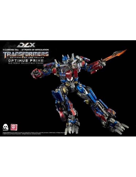 Threezero Transformers Revenge of the Fallen DLX Scale Collectible Figure Optimus Prime