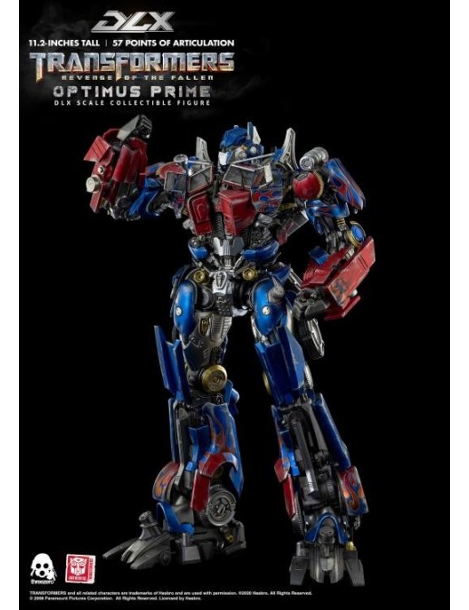 Threezero Transformers Revenge of the Fallen DLX Scale Collectible Figure Optimus Prime