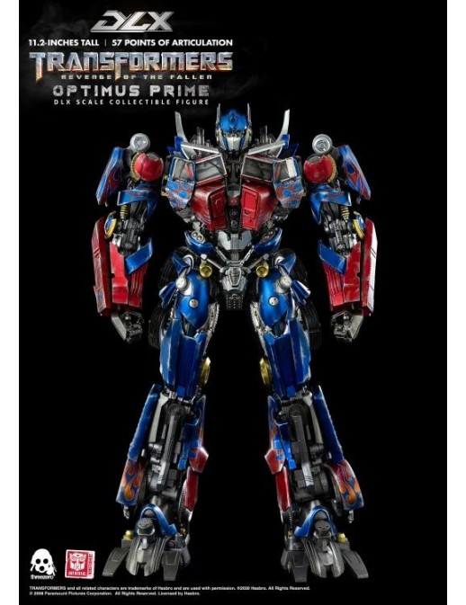 Threezero Transformers Revenge of the Fallen DLX Scale Collectible Figure Optimus Prime