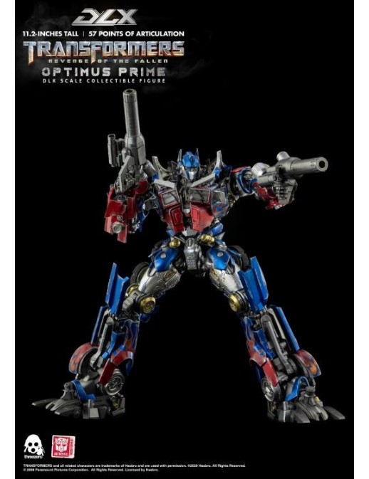Threezero Transformers Revenge of the Fallen DLX Scale Collectible Figure Optimus Prime