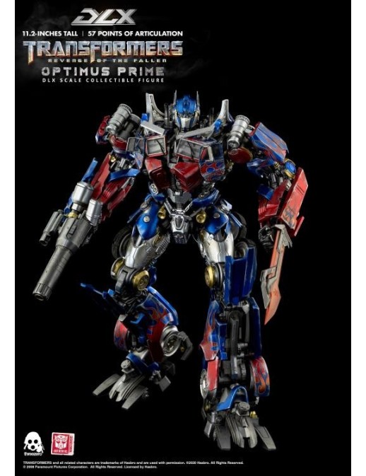 Threezero Transformers Revenge of the Fallen DLX Scale Collectible Figure Optimus Prime