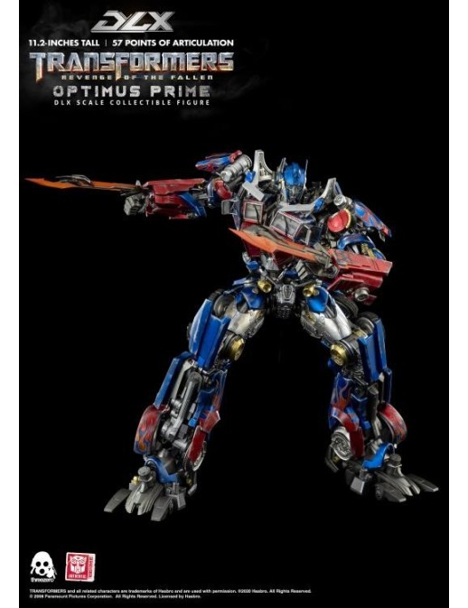 Threezero Transformers Revenge of the Fallen DLX Scale Collectible Figure Optimus Prime