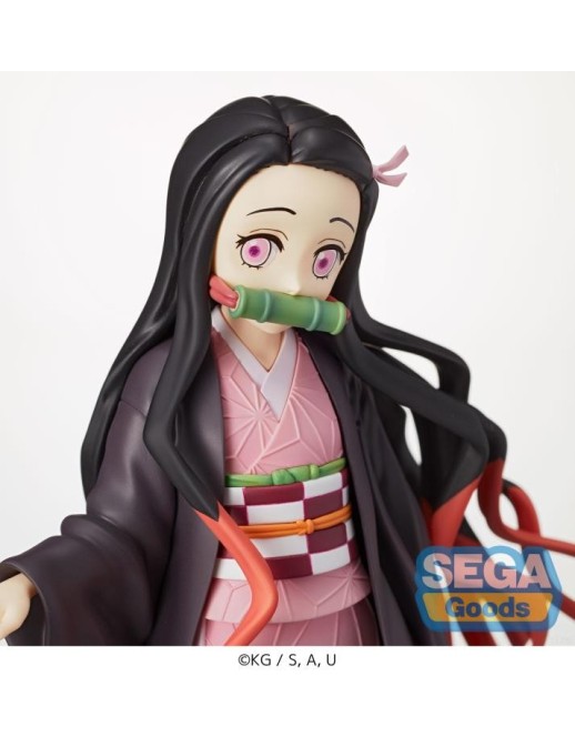 Sega Super Premium Figure Demon Slayer Kimetsu no Yaiba Nezuko Kamado Sibling Bonds Ver.