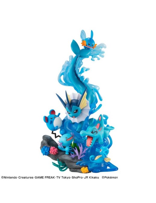 Megahouse G.E.M. VAPOREON EX Pokemon Water Type Dive To Blue