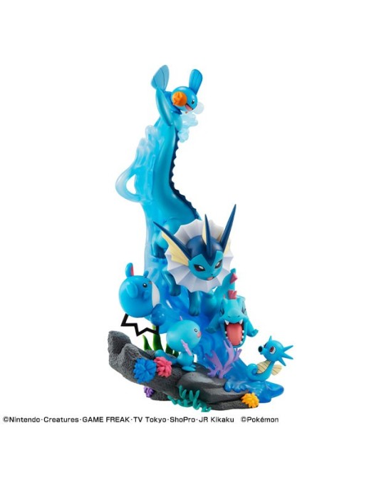 Megahouse G.E.M. VAPOREON EX Pokemon Water Type Dive To Blue