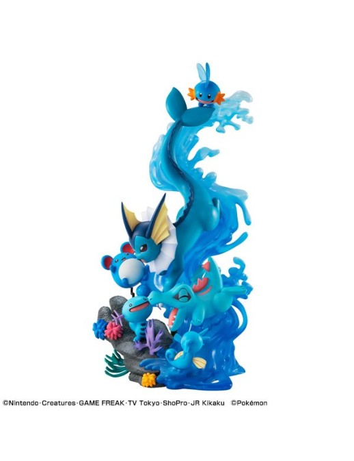Megahouse G.E.M. VAPOREON EX Pokemon Water Type Dive To Blue