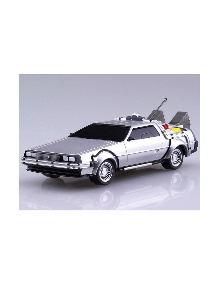 Aoshima Movie Mecha Series 11 Back To The Future DeLorean 1/43 Scale Model Kit Aoshima Movie Mecha Series 11 Back To The Future DeLorean 1/43 Scale Model Kit