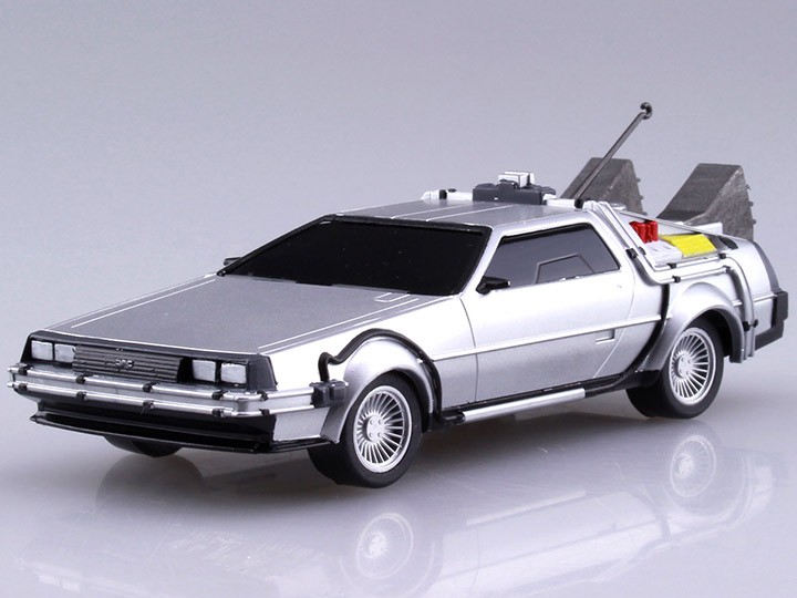 AOSHIMA MOVIE MECHA SERIES 11 BACK TO THE FUTURE DELOREAN 1/43 SCALE MODEL KIT