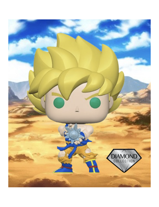 Funko POP! Animation 948 Dragon Ball Z Goku with Kamehameha Wave Diamond Glitter Collection