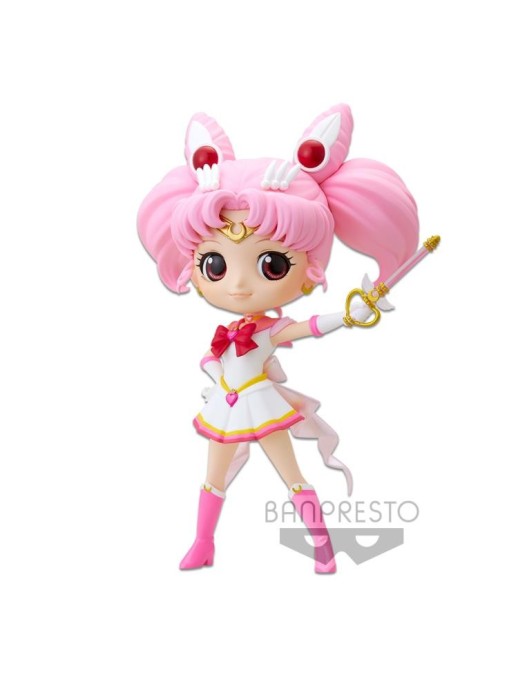 Banpresto Q Posket Sailor Moon Eternal Super Sailor Chibi Moon Kaleidoscope Ver.