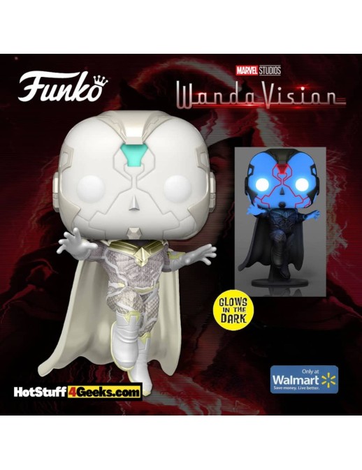 Funko POP! Marvel 824 WandaVision The Vision Glows In The Dark