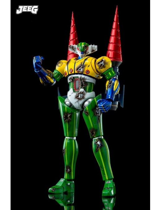 King Arts Diecast Figure Series Kotetsu Jeeg Battle Damaged DFS075