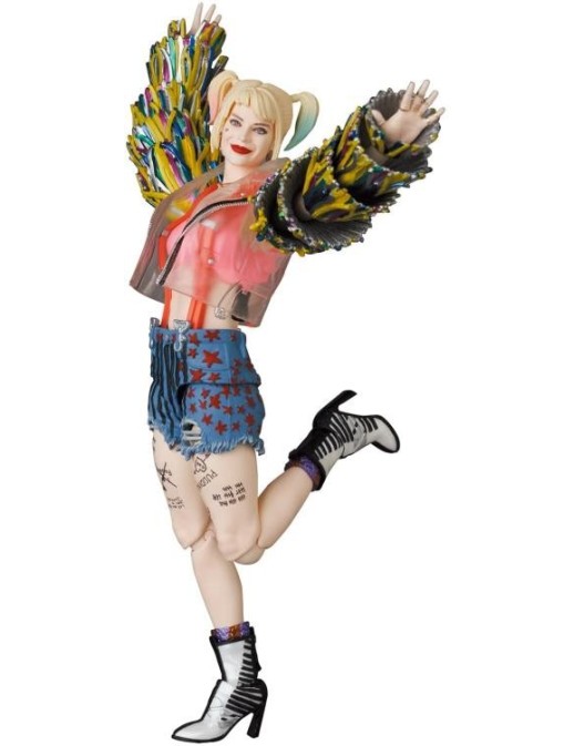 Medicom Toy MAFEX Birds of Prey Harley Quinn Caution Tape Jacket Ver.