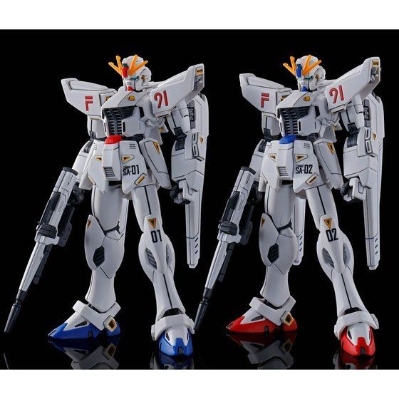 P-BANDAI HIGH GRADE HGUC 1/144 MOBILE SUIT GUNDAM F91 GUNDAM F91 VITAL UNIT 1 & UNIT 2