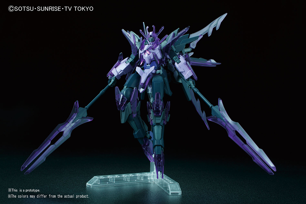 BANDAI HIGH GRADE HGBF 1/144 MOBILE SUIT GUNDAM TRANSIENT GLACIER