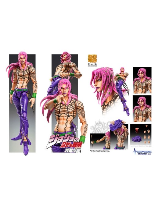 Medicos Super Action Statue JoJo's Bizarre Adventure Golden Wind Diavolo
