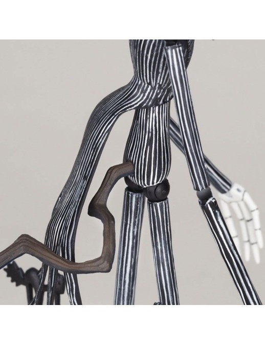 Kaiyodo Legacy of Revoltech LR-058 The Nightmare Before Christmas Jack Skellington Glow in the Dark Version