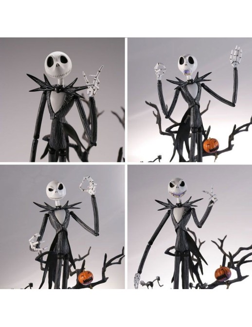 Kaiyodo Legacy of Revoltech LR-058 The Nightmare Before Christmas Jack Skellington Glow in the Dark Version