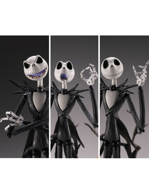 Kaiyodo Legacy of Revoltech LR-058 The Nightmare Before Christmas Jack Skellington Glow in the Dark Version