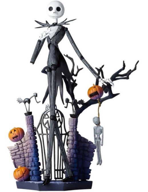 Kaiyodo Legacy of Revoltech LR-058 The Nightmare Before Christmas Jack Skellington Glow in the Dark Version