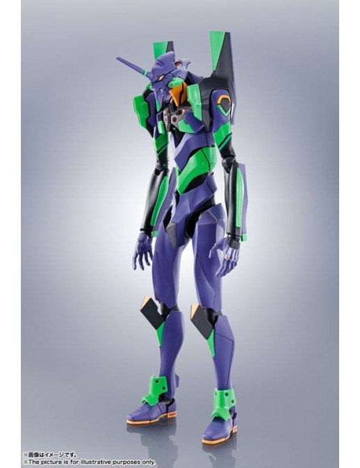 Bandai Robot Damashi Rebuild of Evangelion Unit-01 & Spear of Cassius Renewal Color Edition