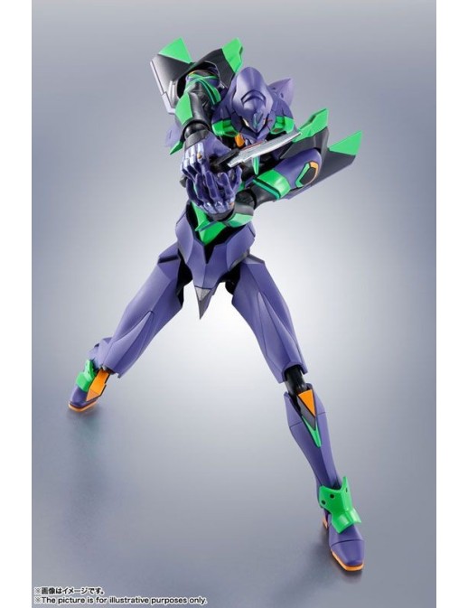 Bandai Robot Damashi Rebuild of Evangelion Unit-01 & Spear of Cassius Renewal Color Edition