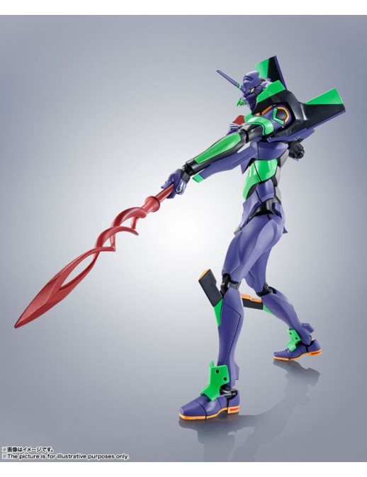 Bandai Robot Damashi Rebuild of Evangelion Unit-01 & Spear of Cassius Renewal Color Edition