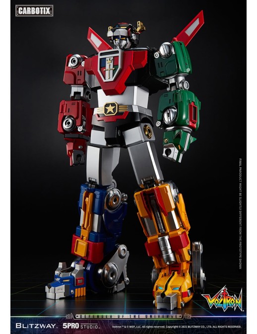 5PRO Studio Carbotix Hybrid Carbon Action Figure Series CX-004 Defender of the Universe Voltron
