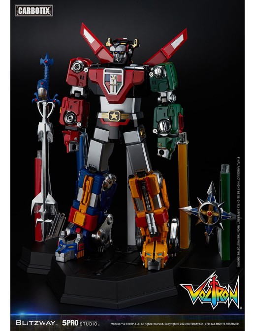 5PRO Studio Carbotix Hybrid Carbon Action Figure Series CX-004 Defender of the Universe Voltron