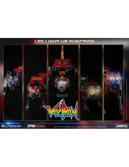 5PRO Studio Carbotix Hybrid Carbon Action Figure Series CX-004 Defender of the Universe Voltron